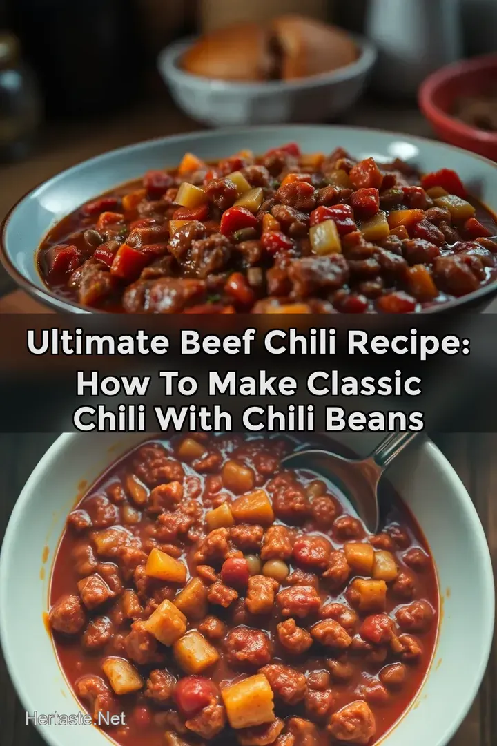 Ultimate Beef Chili Recipe: How to Make Classic Chili with Chili Beans