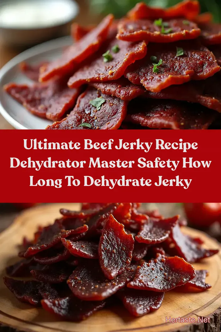 Ultimate Beef Jerky Recipe Dehydrator Master Safety How Long To Dehydrate Jerky