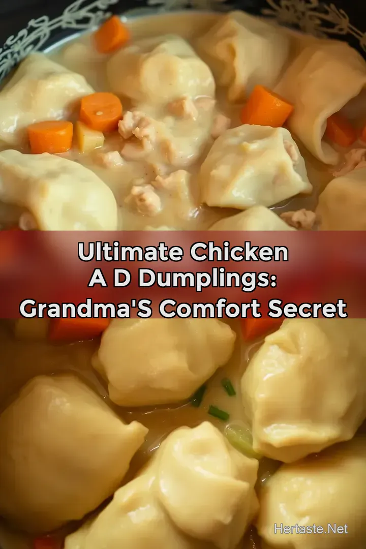 Ultimate Chicken A D Dumplings: Grandma s Comfort Secret