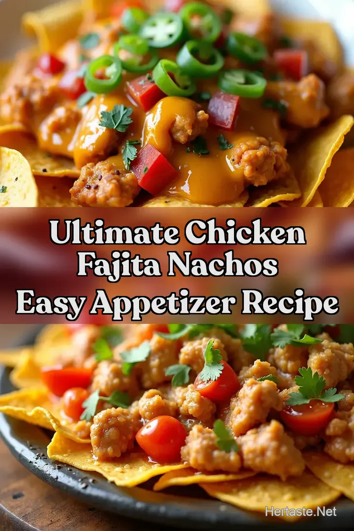Ultimate Chicken Fajita Nachos Easy Appetizer Recipe