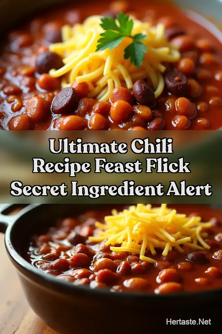 Ultimate Chili Recipe Feast Flick Secret Ingredient Alert
