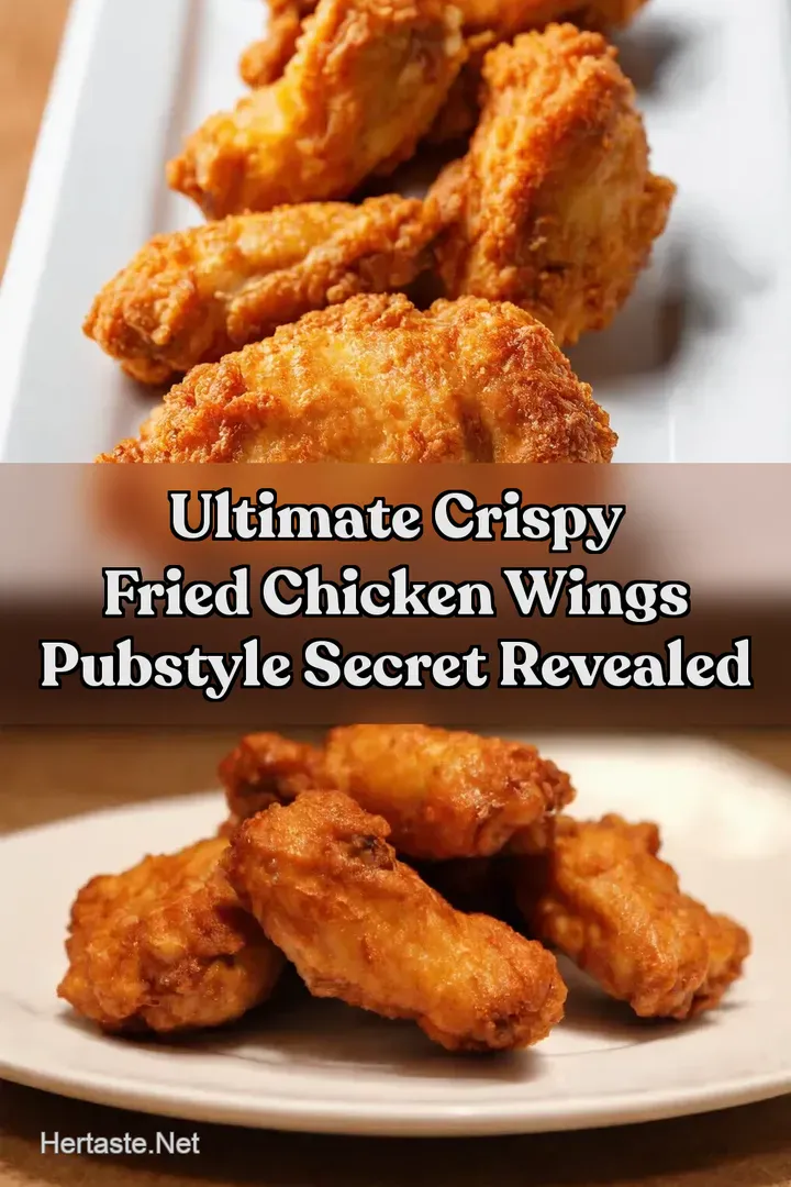 Ultimate Crispy fried chicken wings PubStyle Secret Revealed