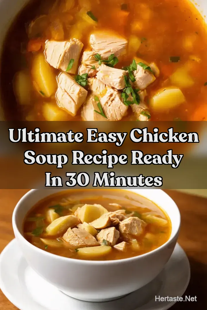 Ultimate Easy Chicken Soup Recipe Ready in 30 Minutes