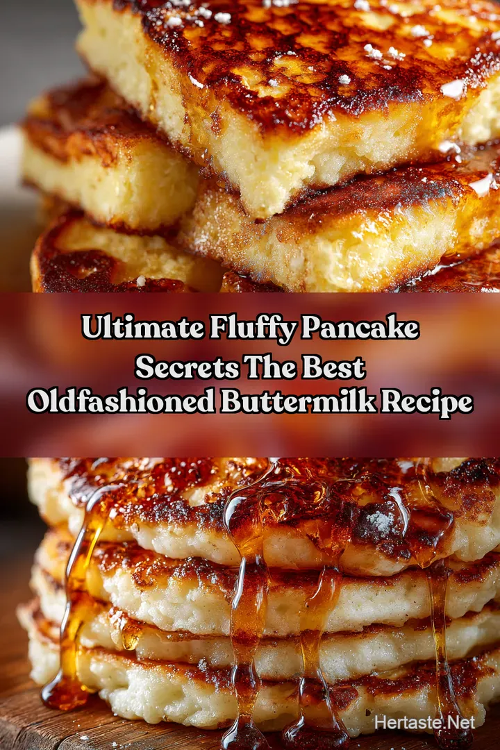 Ultimate Fluffy Pancake Secrets The Best OldFashioned Buttermilk Recipe