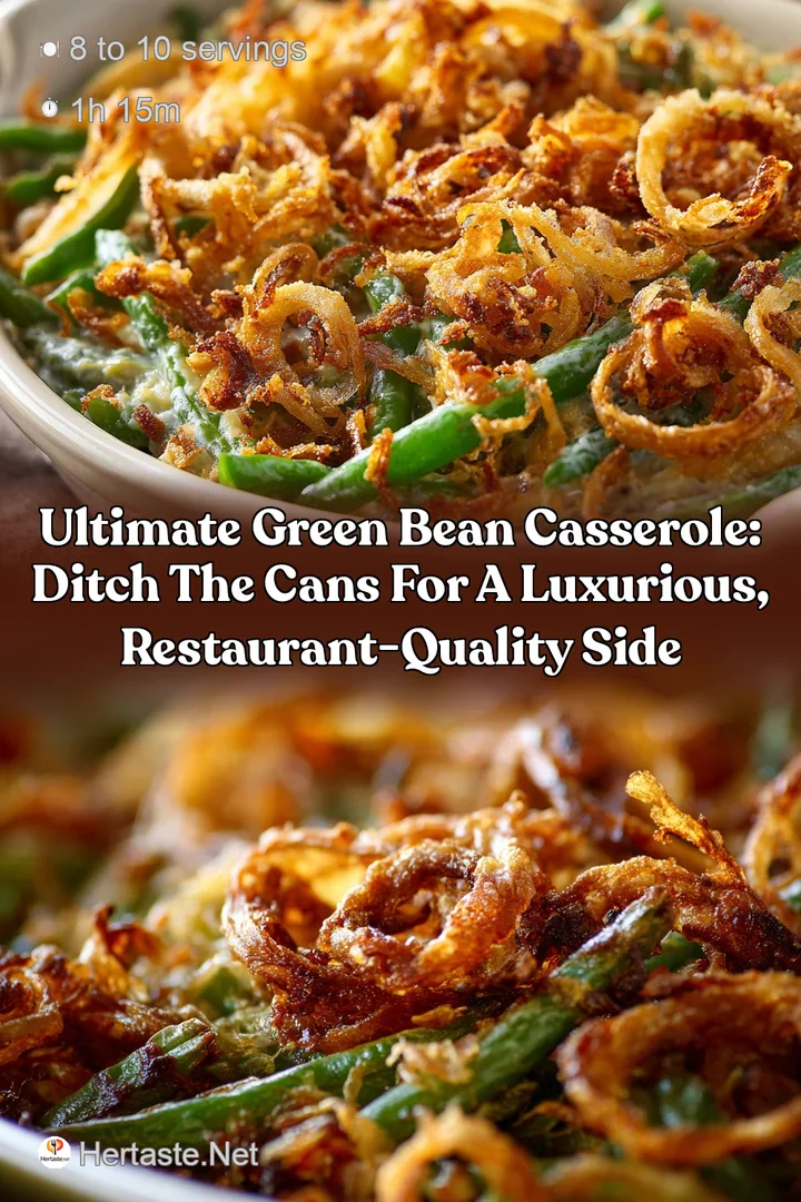 Ultimate Green Bean Casserole: Ditch the Cans for a Luxurious Restaurant-Quality Side