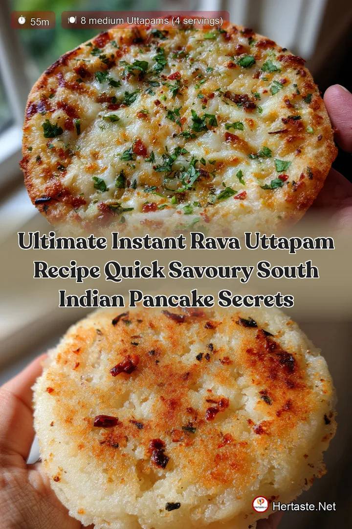 Ultimate Instant Rava Uttapam Recipe Quick Savoury South Indian Pancake Secrets