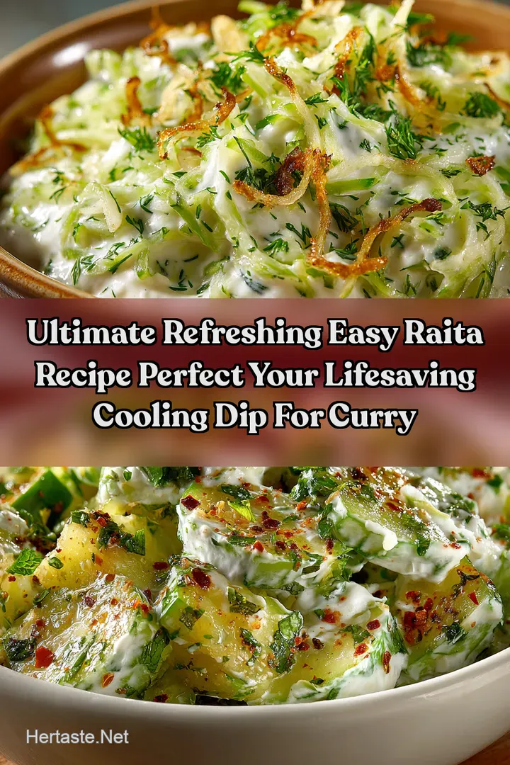 Ultimate Refreshing Easy Raita Recipe Perfect Your LifeSaving Cooling Dip for Curry