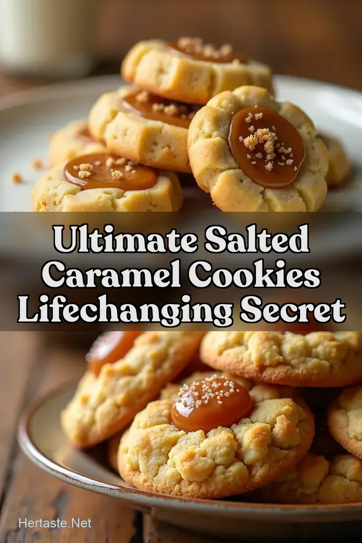 Ultimate Salted Caramel Cookies LifeChanging Secret