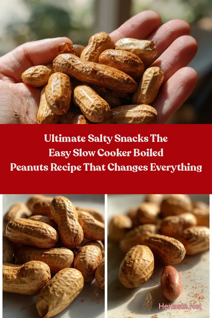 Ultimate Salty Snacks The Easy Slow Cooker Boiled Peanuts Recipe That Changes Everything