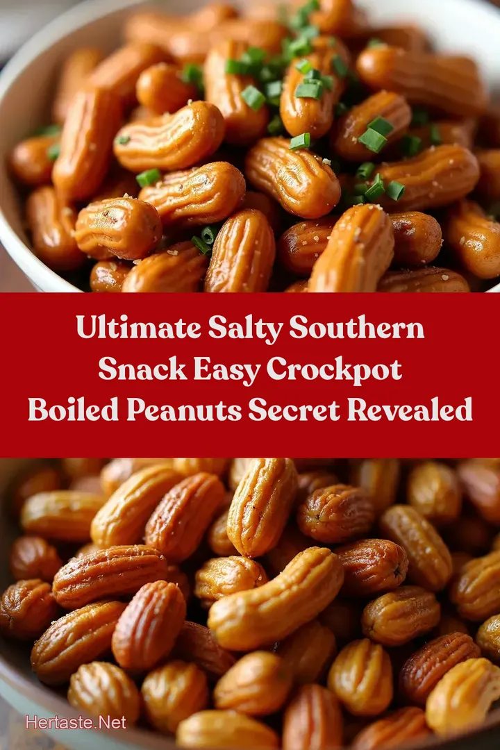 Ultimate Salty Southern Snack Easy Crockpot Boiled Peanuts Secret Revealed