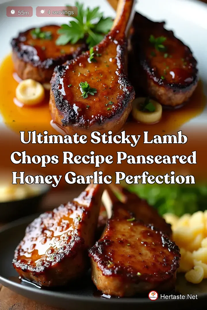 Ultimate Sticky Lamb Chops Recipe PanSeared Honey Garlic Perfection