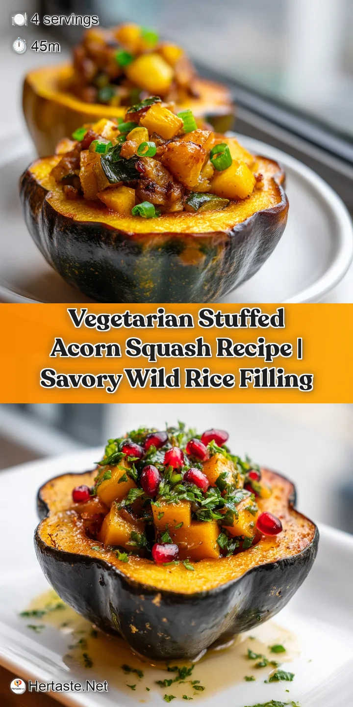 Close-up of the textured, golden-brown surface of a stuffed acorn squash, revealing a tempting, savory filling inside.