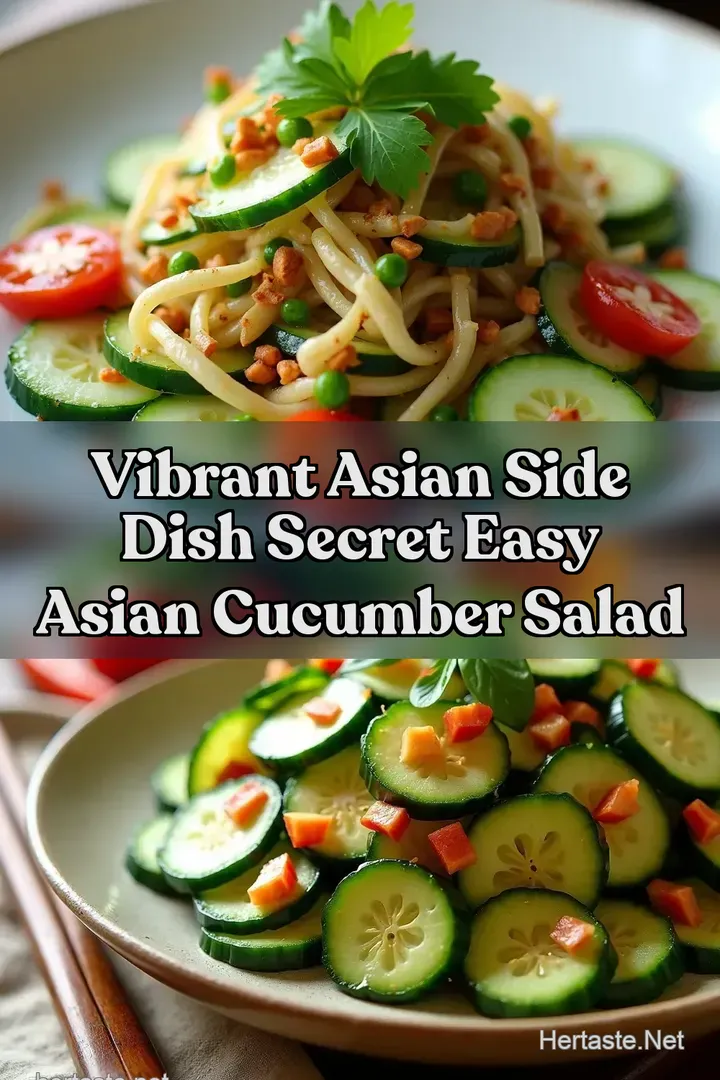 Vibrant Asian Side Dish Secret Easy Asian Cucumber Salad