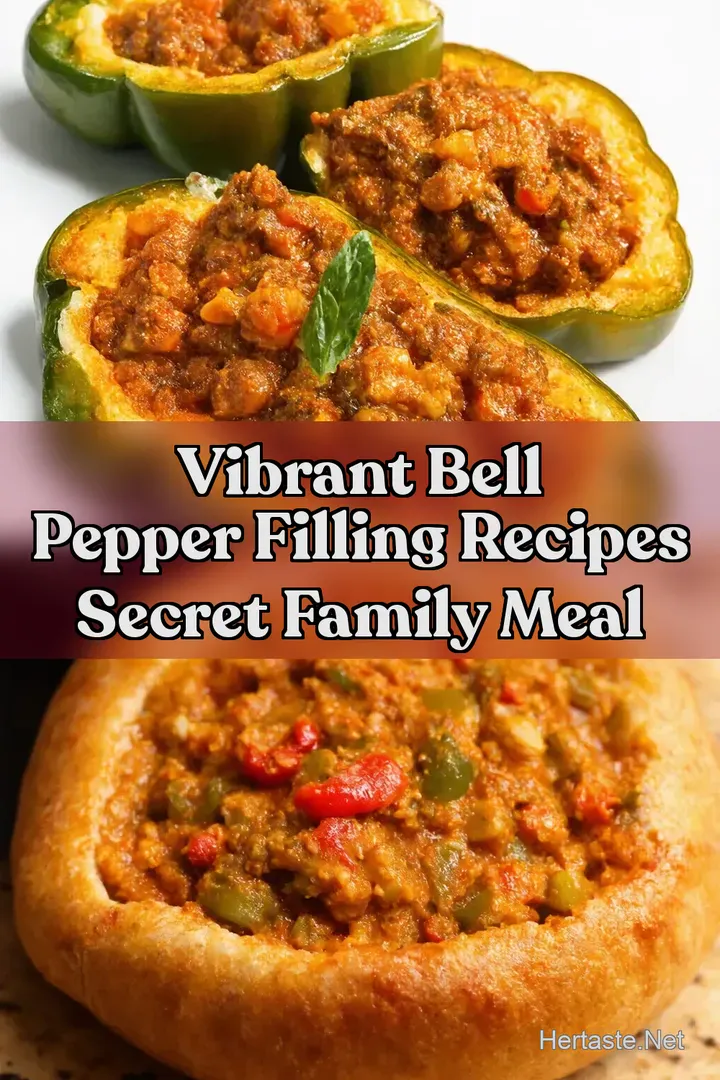 Vibrant Bell Pepper Filling Recipes Secret Family Meal : PIN FOR LATER Vibrant Bell Pepper Filling Recipes Secret Family Meal