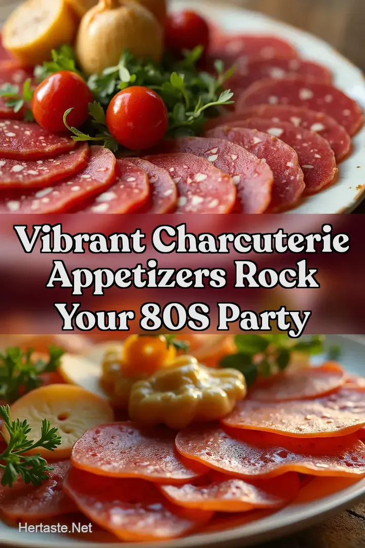 Vibrant Charcuterie Appetizers Rock Your 80s Party
