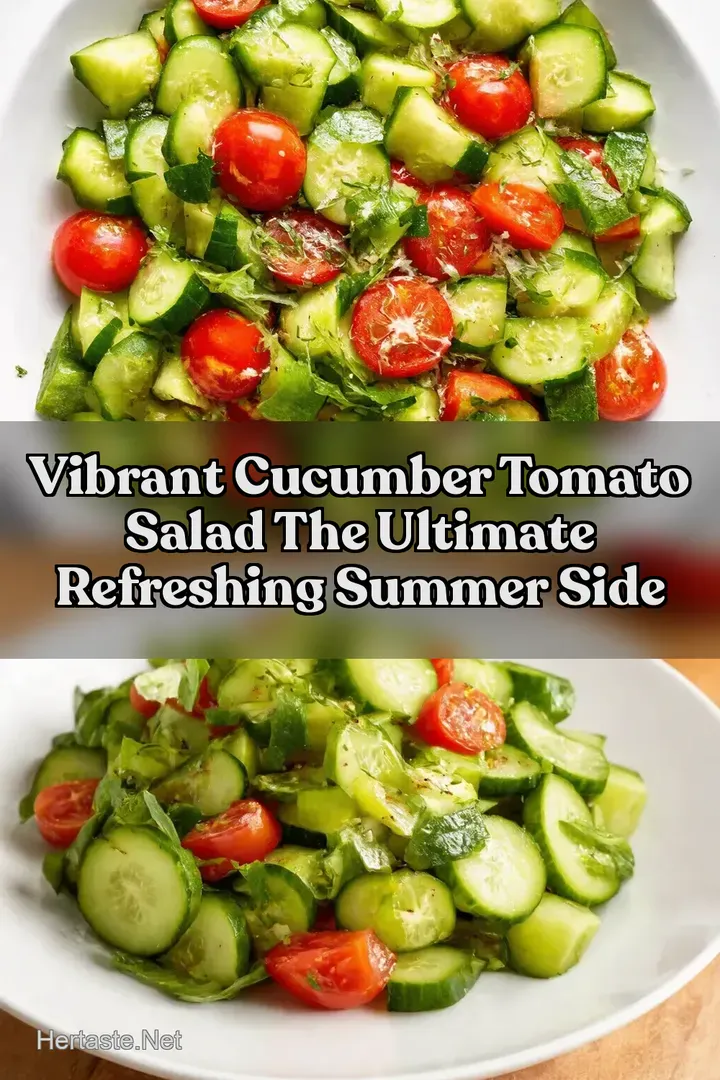 Vibrant Cucumber Tomato Salad The Ultimate Refreshing Summer Side
