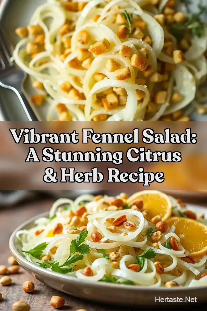 Vibrant Fennel Salad: A Stunning Citrus & Herb Recipe : PIN FOR LATER Vibrant Fennel Salad: A Stunning Citrus & Herb Recipe