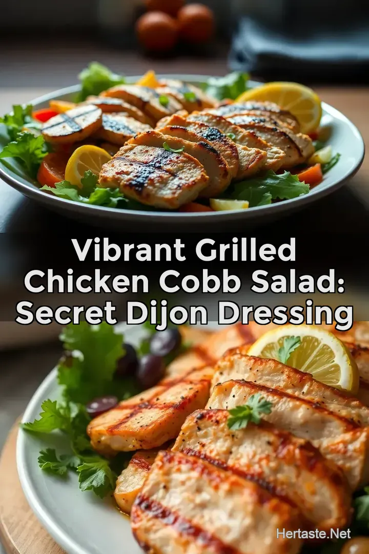 Vibrant Grilled Chicken Cobb Salad: Secret Dijon Dressing