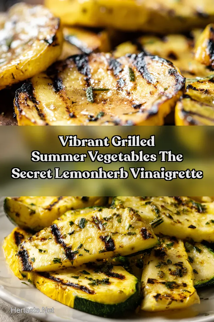 Vibrant Grilled Summer Vegetables The Secret LemonHerb Vinaigrette