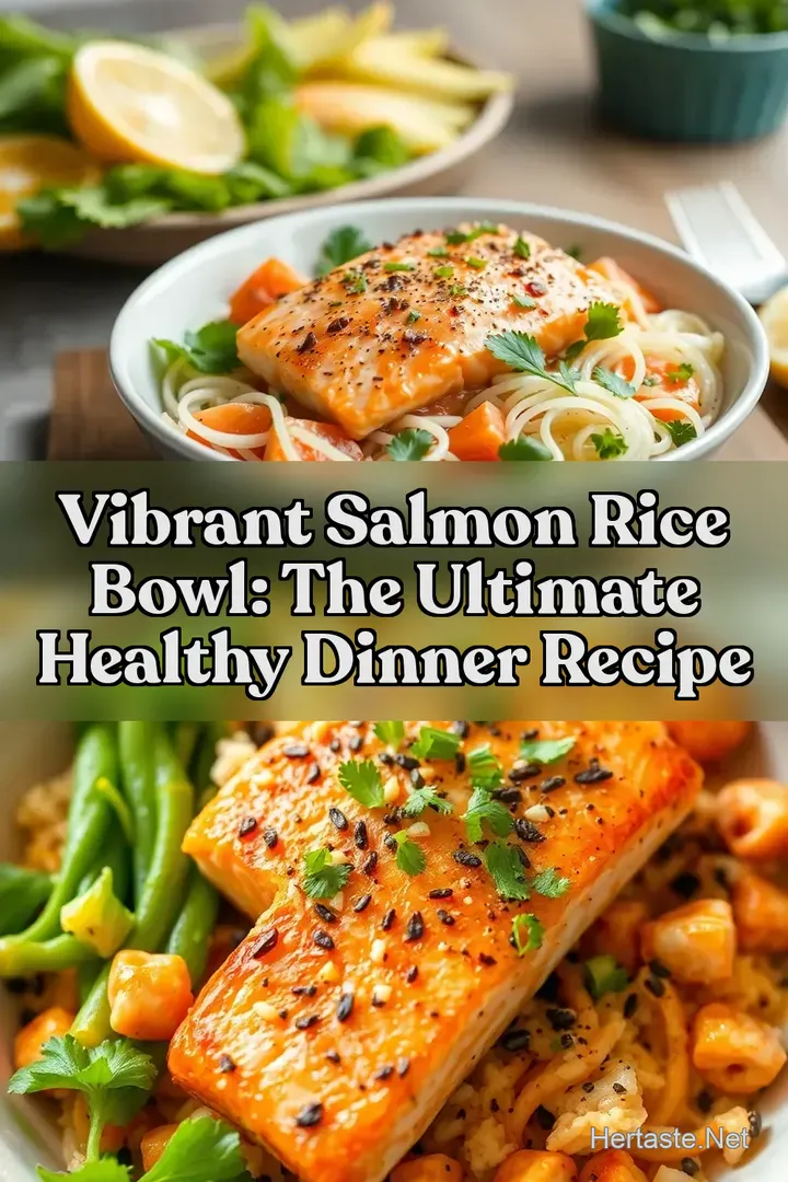 Vibrant Salmon Rice Bowl: The Ultimate Healthy Dinner Recipe