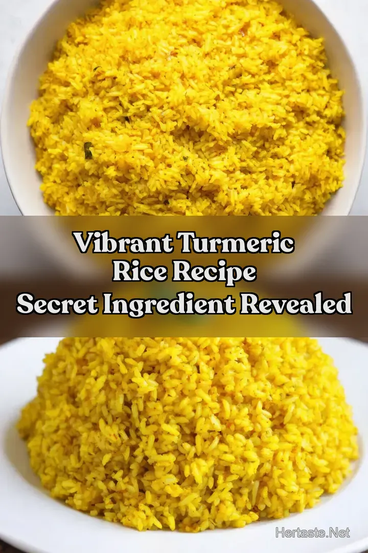 Vibrant Turmeric Rice Recipe Secret Ingredient Revealed