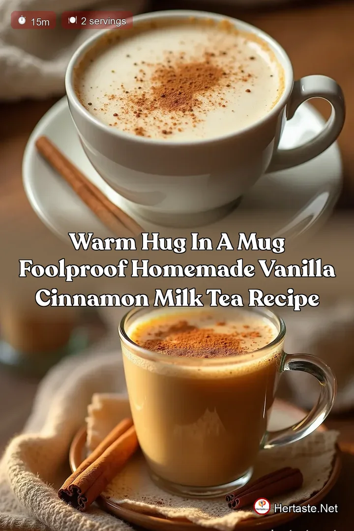 Warm Hug in a Mug Foolproof Homemade Vanilla Cinnamon Milk Tea Recipe