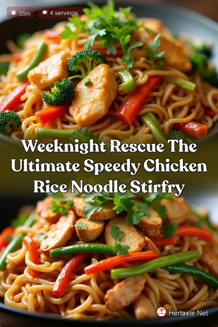 Weeknight Rescue The Ultimate Speedy Chicken Rice Noodle StirFry