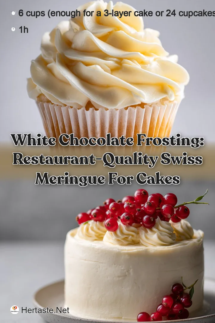 White Chocolate Frosting: Restaurant-Quality Swiss Meringue for Cakes
