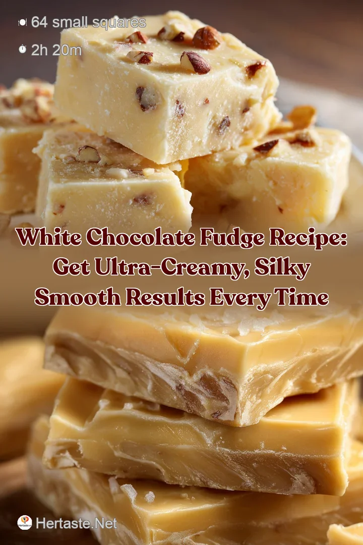 White Chocolate Fudge Recipe: Get Ultra-Creamy Silky Smooth Results Every Time