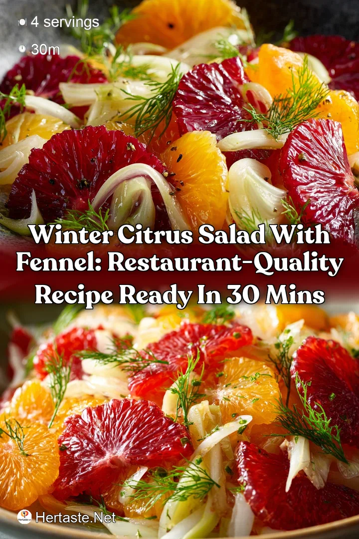 Winter Citrus Salad with Fennel: Restaurant-Quality Recipe Ready in 30 Mins