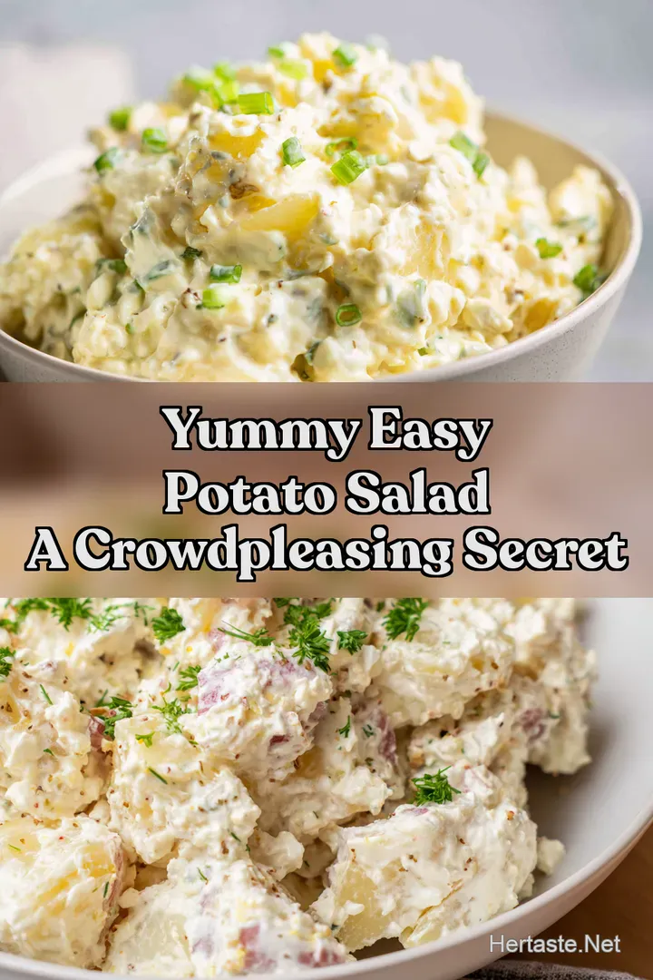 Yummy Easy Potato Salad A CrowdPleasing Secret : PIN FOR LATER Yummy Easy Potato Salad A CrowdPleasing Secret