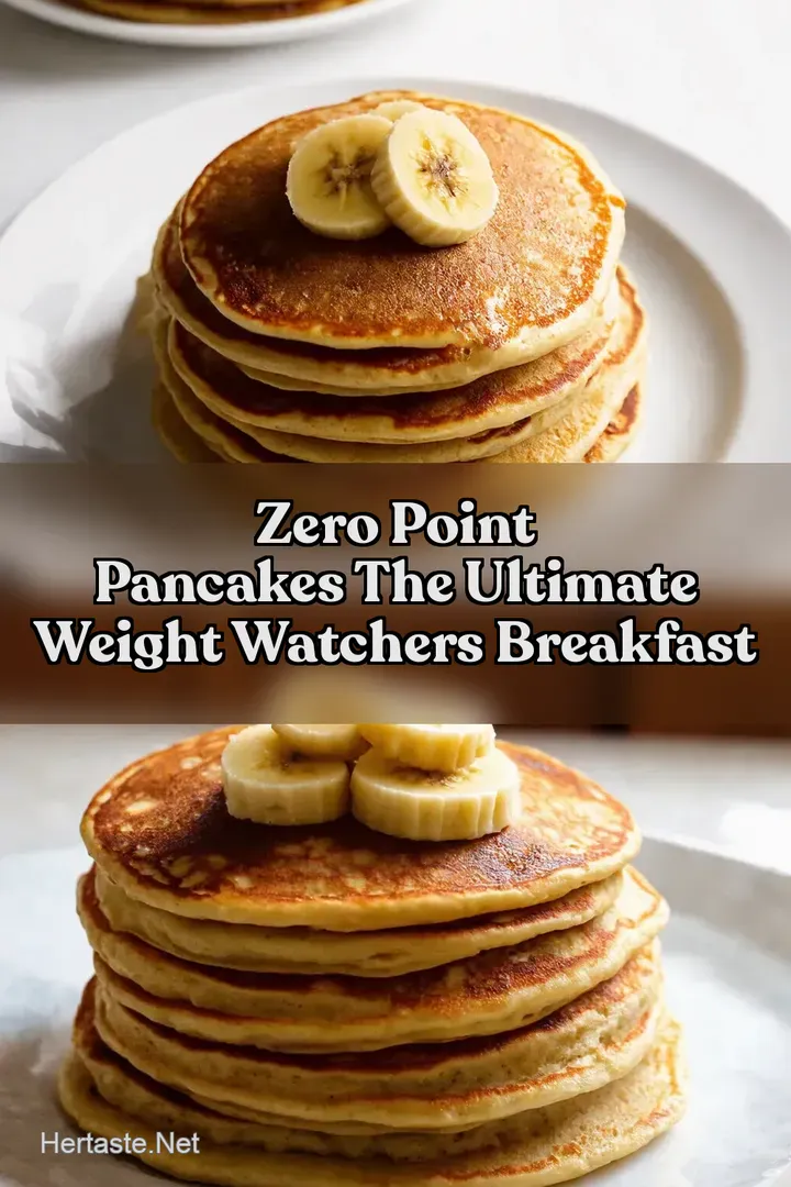 Zero Point Pancakes The ULTIMATE Weight Watchers Breakfast