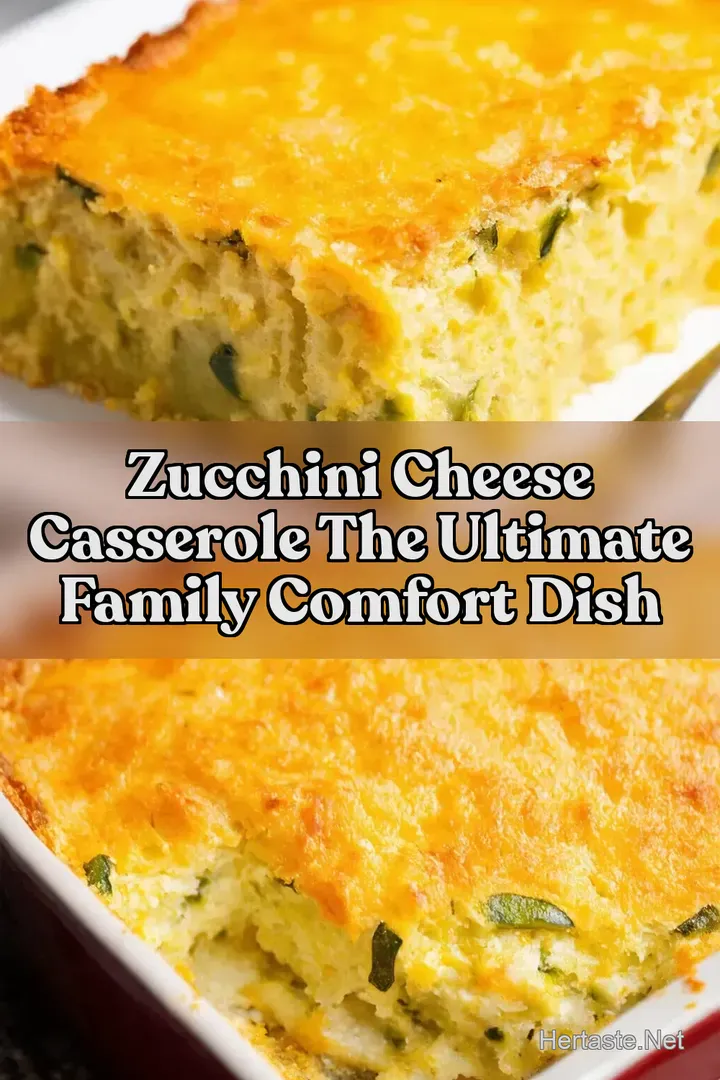 Zucchini Cheese Casserole The ULTIMATE Family Comfort Dish