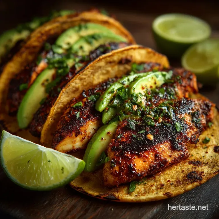 Zesty Lime Chicken Avocado Tacos Recipe 30Minute Speedy Supper