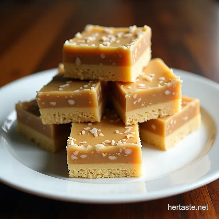 4Ingredient Chewy Nougat Dream Bars