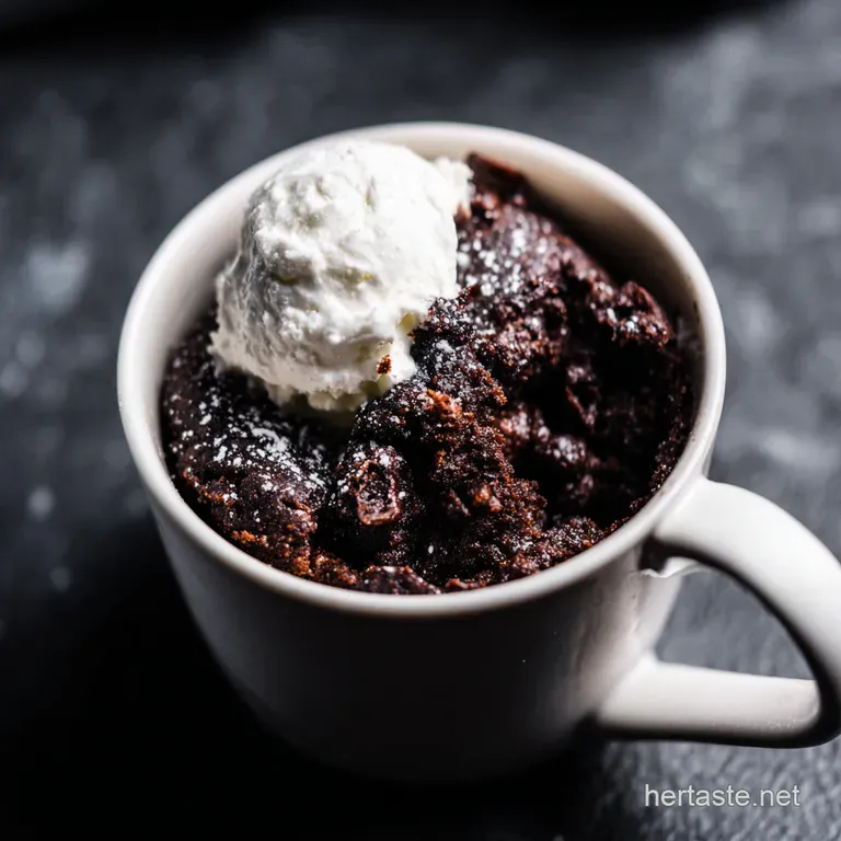 5Minute Chocolate Lava Mug Cake Instant Dessert Fix