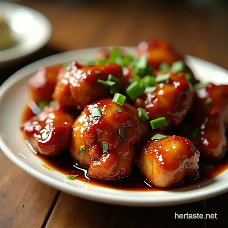 Addictive Char Siu Chicken Sweet Sticky Perfection presentation