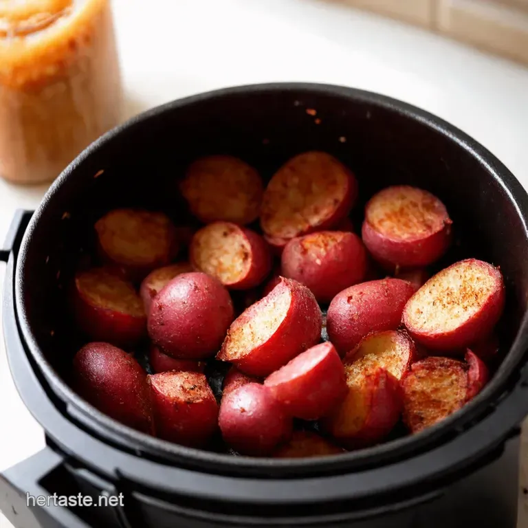 Air Fryer Red Potatoes Crispy Golden Perfection presentation