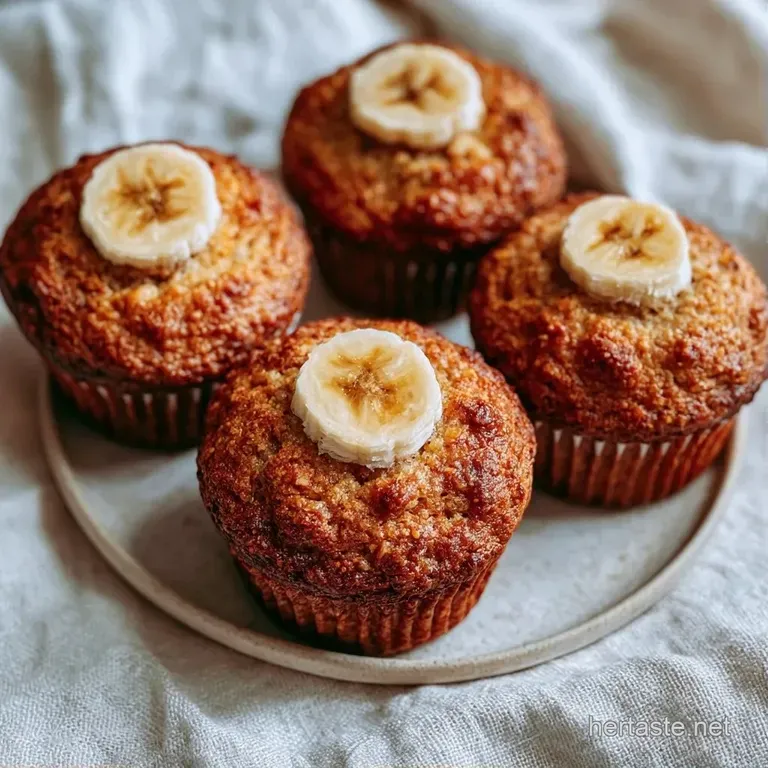 A moist, golden muffin on a white ceramic plate paired with a steaming cup of coffee and a soft linen napkin.