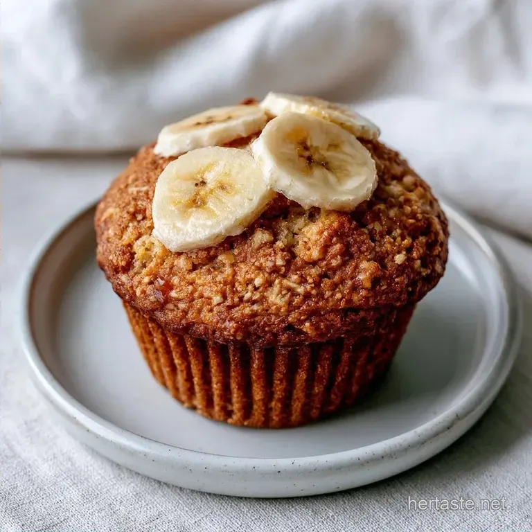 Tender Almond Banana Muffins