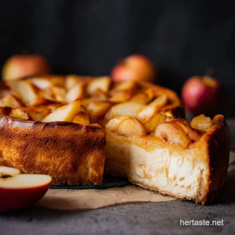 Apple Pie Cheesecake A Slice of Autumn Heaven