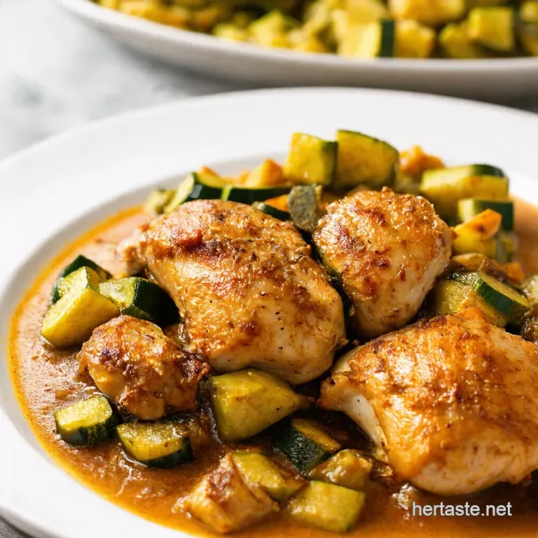 Asado Chicken Breast with Zesty Lemon Zucchini