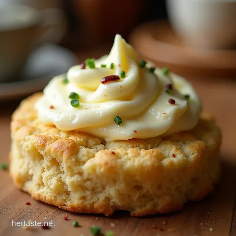Authentic British Clotted Cream presentation