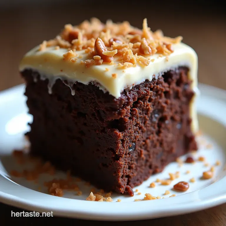 The Proper Bake Decadent Authentic German Chocolate Cake with CoconutPecan Frosting