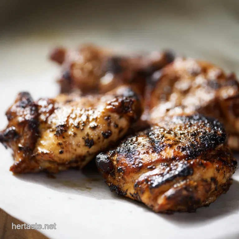 Authentic Jamaican Jerk Chicken Marinade presentation
