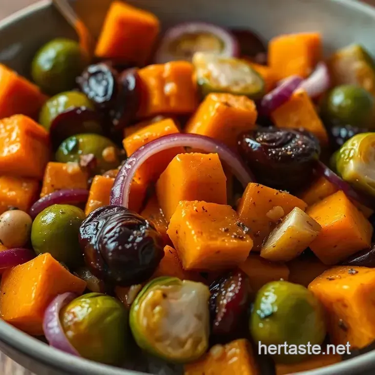 Autumn Harvest Bowl with Maple-Dijon Vinaigrette