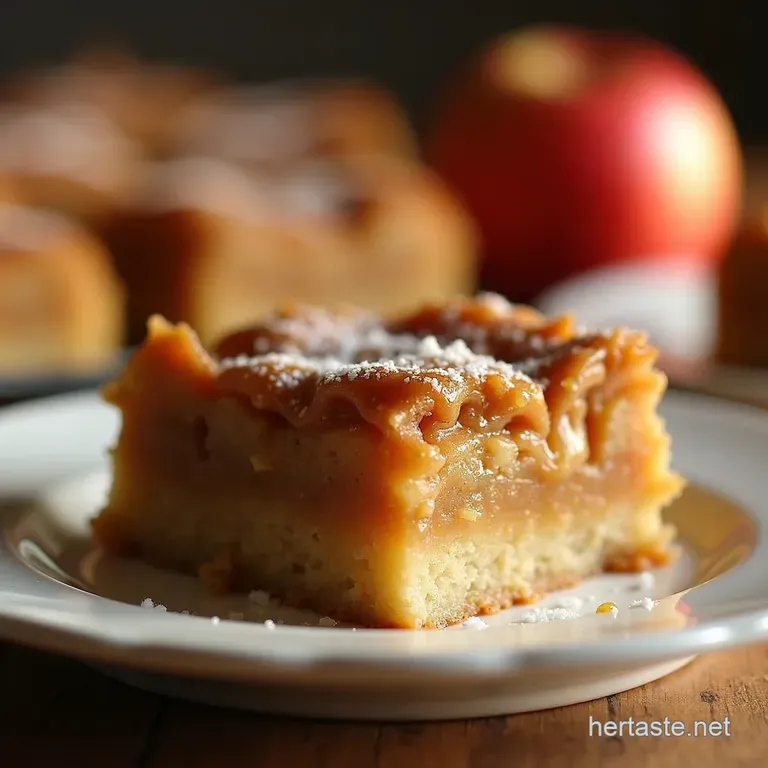 Autumns Embrace Salted Caramel Apple Bliss Bars presentation