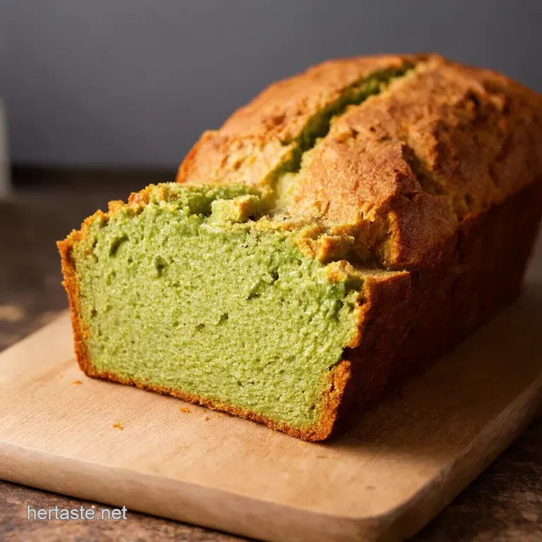 Avocado Bliss Bread Moist Green and Gone in Minutes presentation