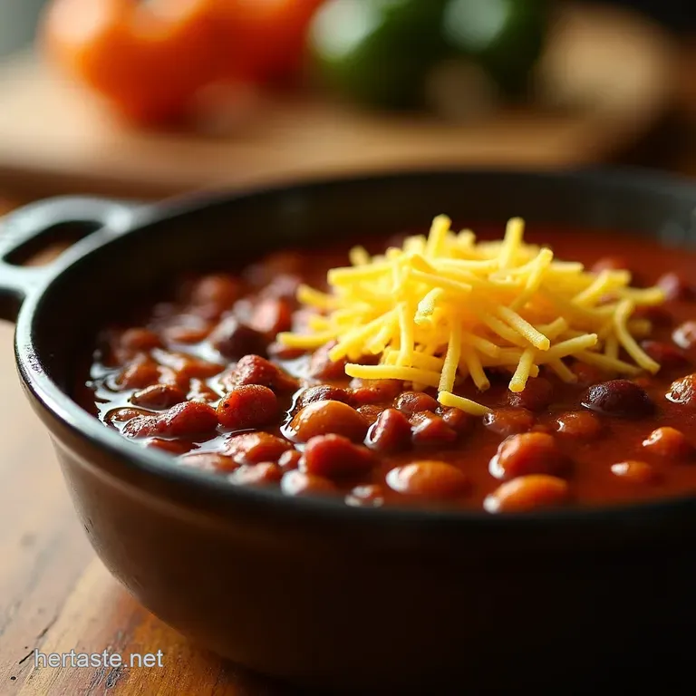AwardWinning OnePot Chili Cozy Up with Deliciousness presentation
