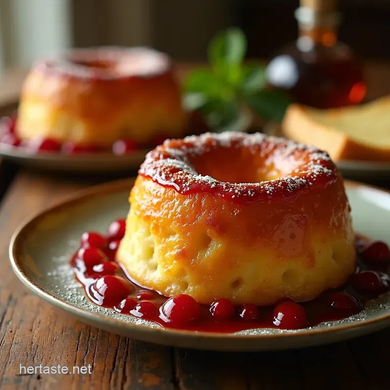 Baba au Rhum The Ultimate RumSoaked Sponge Cake presentation